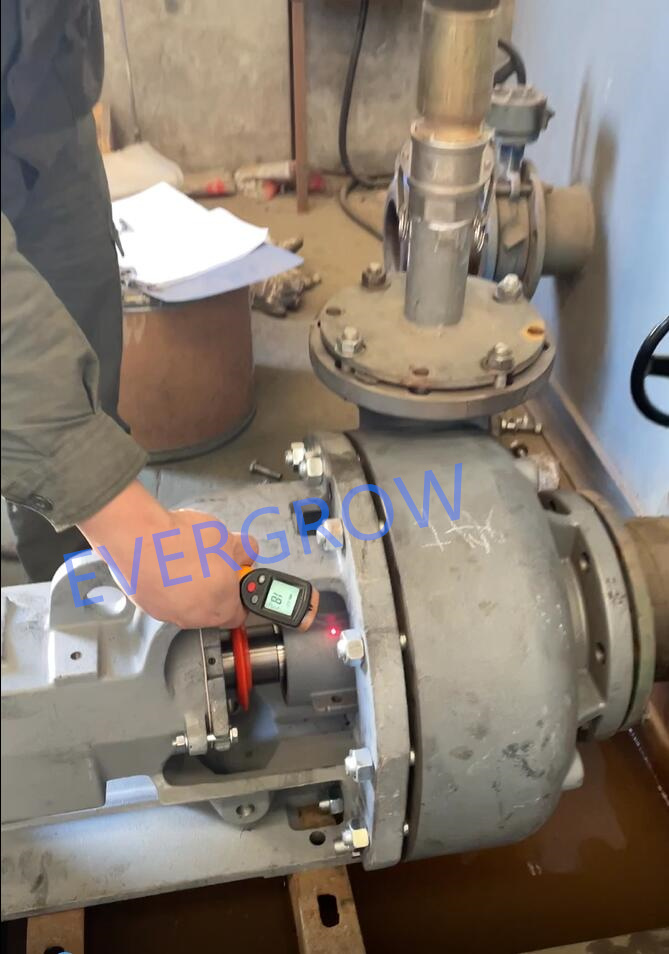 заводские испытания центробежного насоса Magnum 6x5x11-5 evergrow