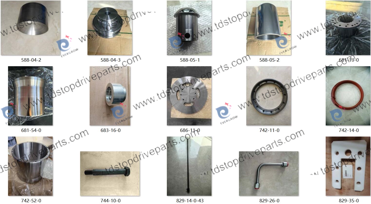 Некоторые недавние поставки для запасных запчастей Canrig Top Drive